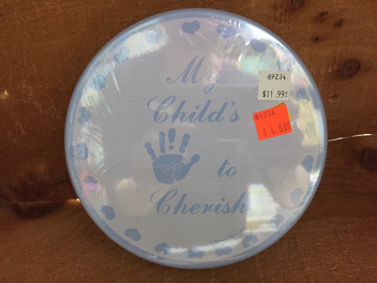 Blue My Child is to Cherish Hand Print Mold Kit by Perine Lowe Inc