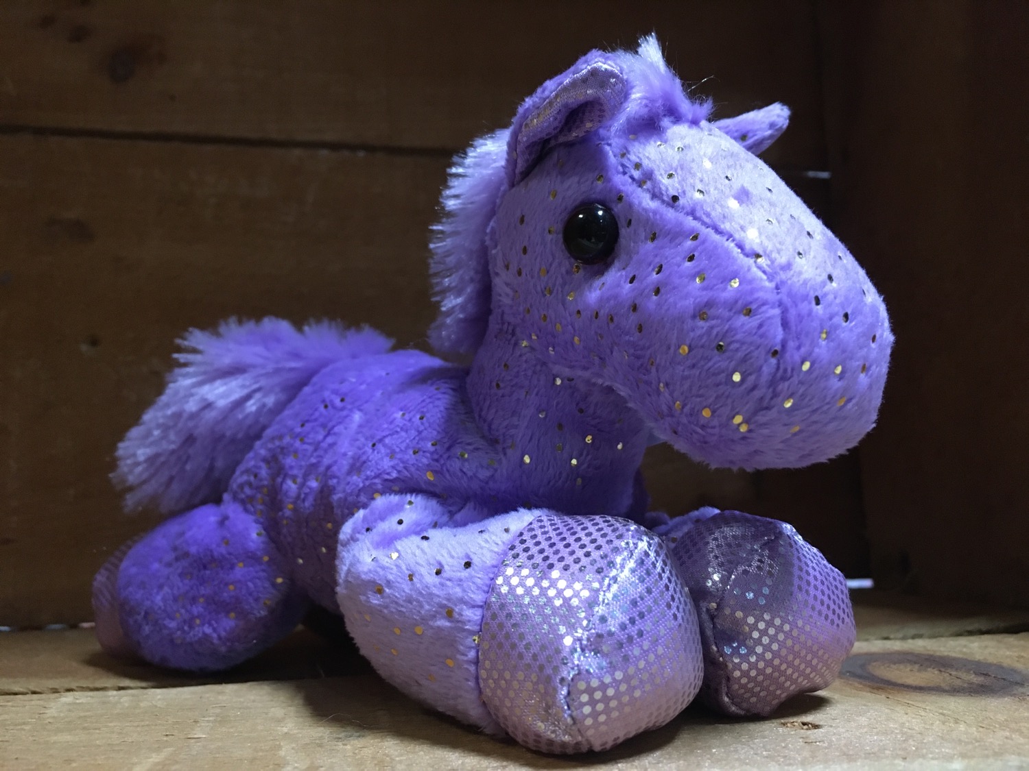 7” Purple Fantasy Pony Aurora Brand Plush Stuffed Animal