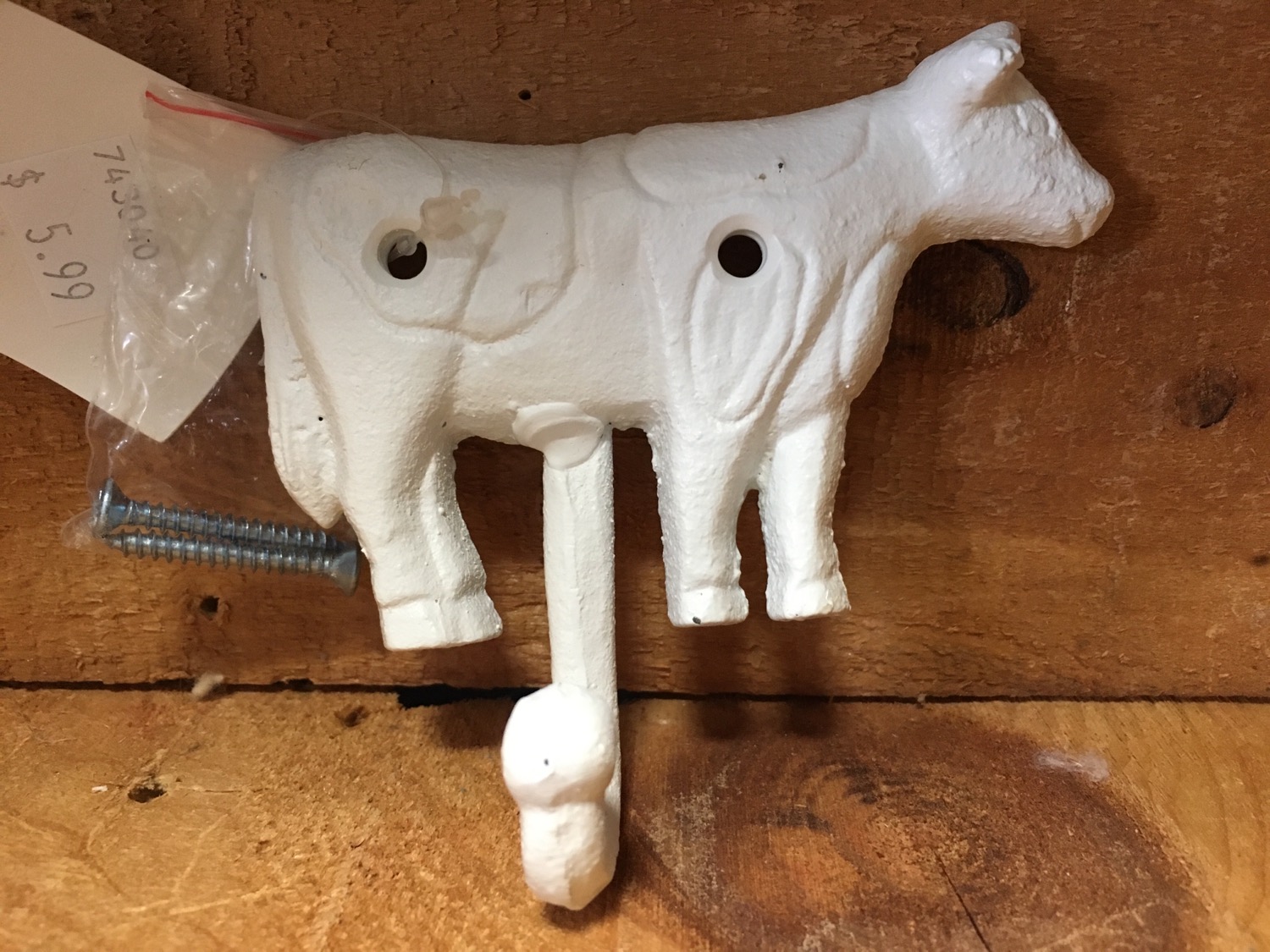 Cast Iron Cow Hook - Williamson Farms Country Store