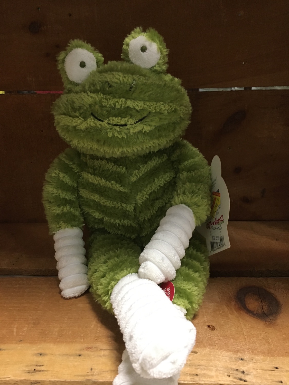 Pickles the Frog Singing Monkeez & Friends Plush Stuffed Animal